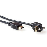 Advanced cable technology HDMI High Speed cable, one side angled lockableHDMI High Speed cable, one side angled lockable (AK3689)